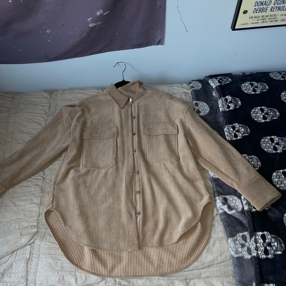NWOT Zara corduroy shirt